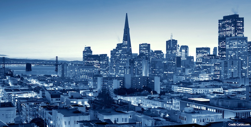 Russian Hill neighborhood. San Francisco, USA.