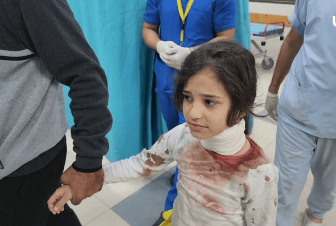 Israeli airstrikes on the besieged Gaza Strip continue. (Photo: via QNN)