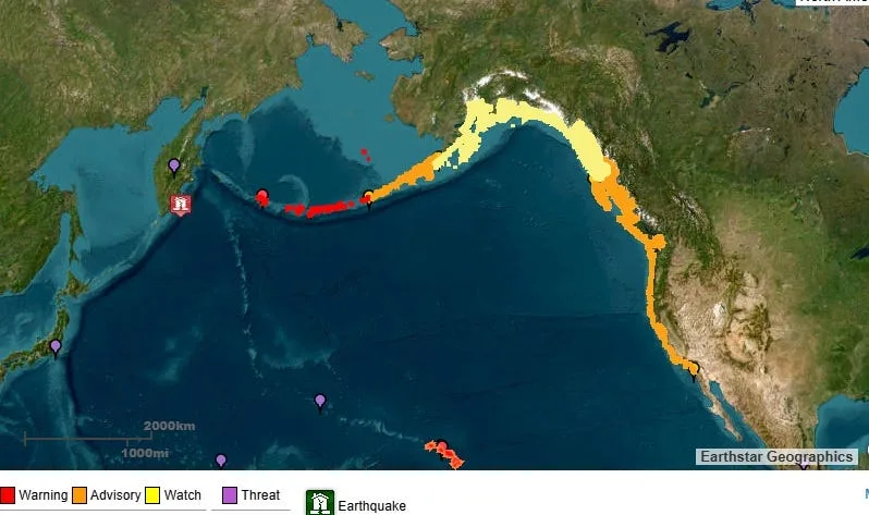 LIVE UPDATES: Tsunami Waves Hit US Shores